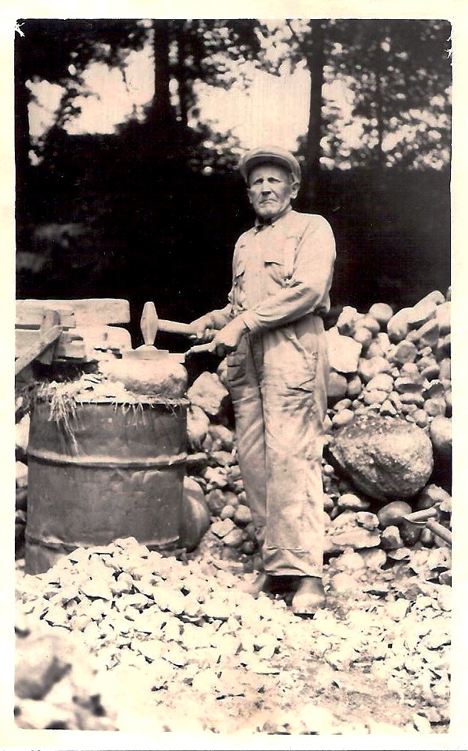 Stonemason during the 2. world war