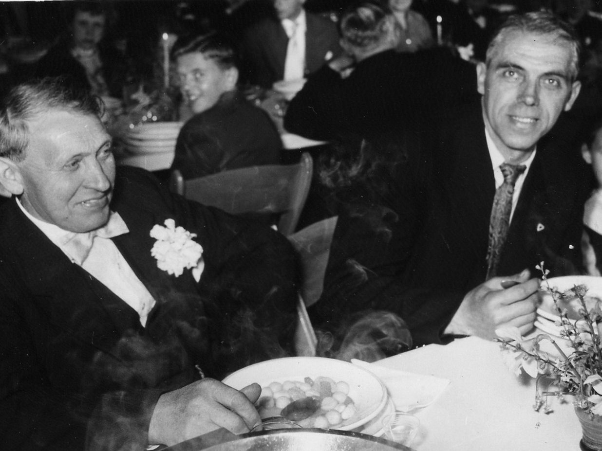Claudi Jensen to the right